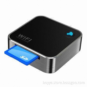 WiFi Card Reader with IEEE 802.11 b/g/n (2.4GHz) Simultaneous Wireless Connectivity